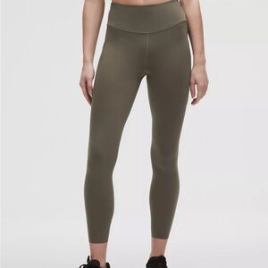 Lululemon Legging - Fast and Free High-Rise Tight 25" (Army Green)